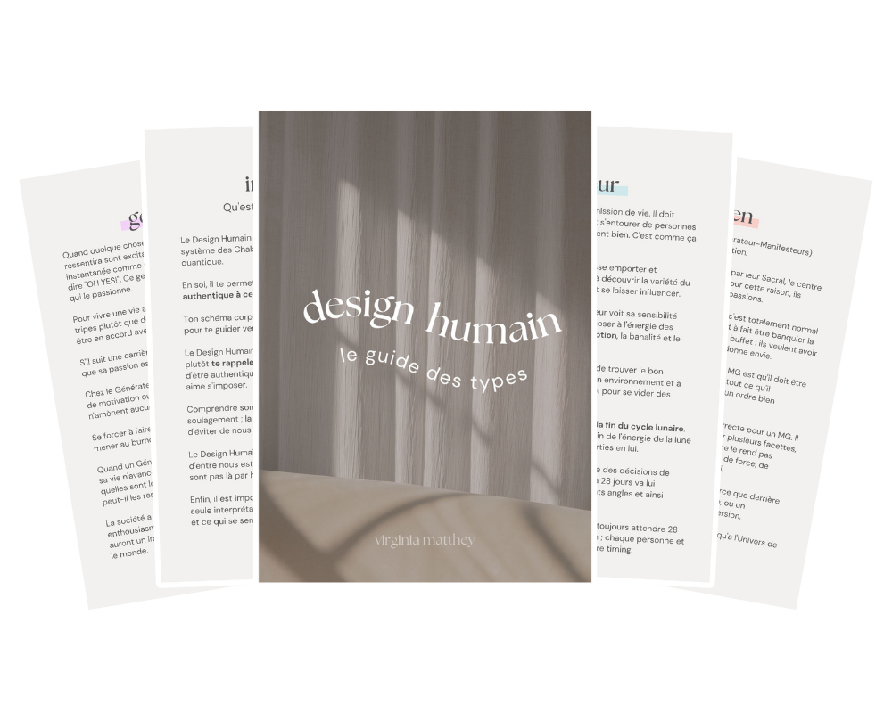 Guide sur le human design (en français)